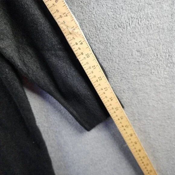 Vince Camuto Turtleneck Sweater Dress Women's XL Rich Black Solid Long Sleeve - Picture 11 of 15